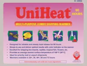 UniHeat 60 Hour Shipping Warmer package front