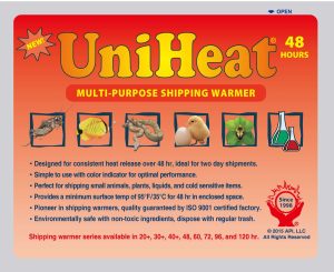 UniHeat 48 Hour Shipping Warmer front of package.